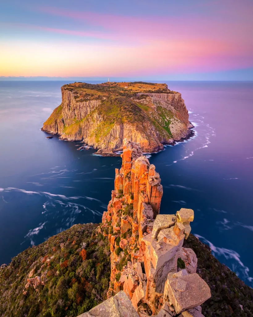 Cape Pillar, Tasman Peninsula. Image Credit: Luke Tscharke