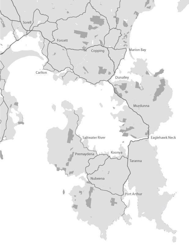Tasman Peninsula Map
